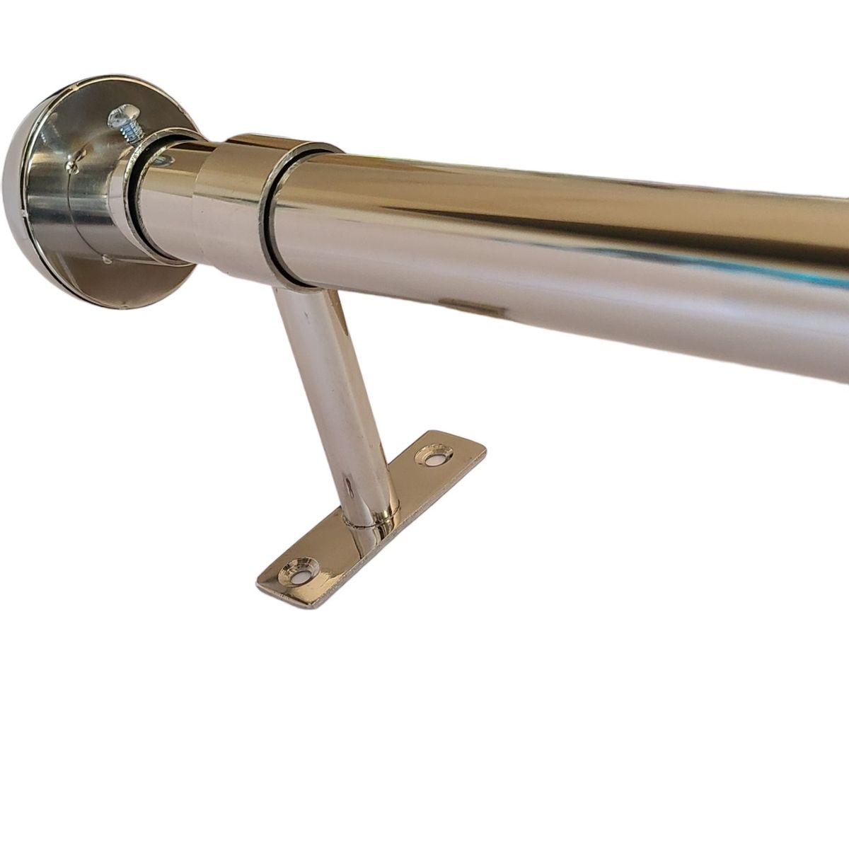 GENERICO - Pack Cortinero de Acero con Hongo de 3.00 MTS 1" - 25 MM