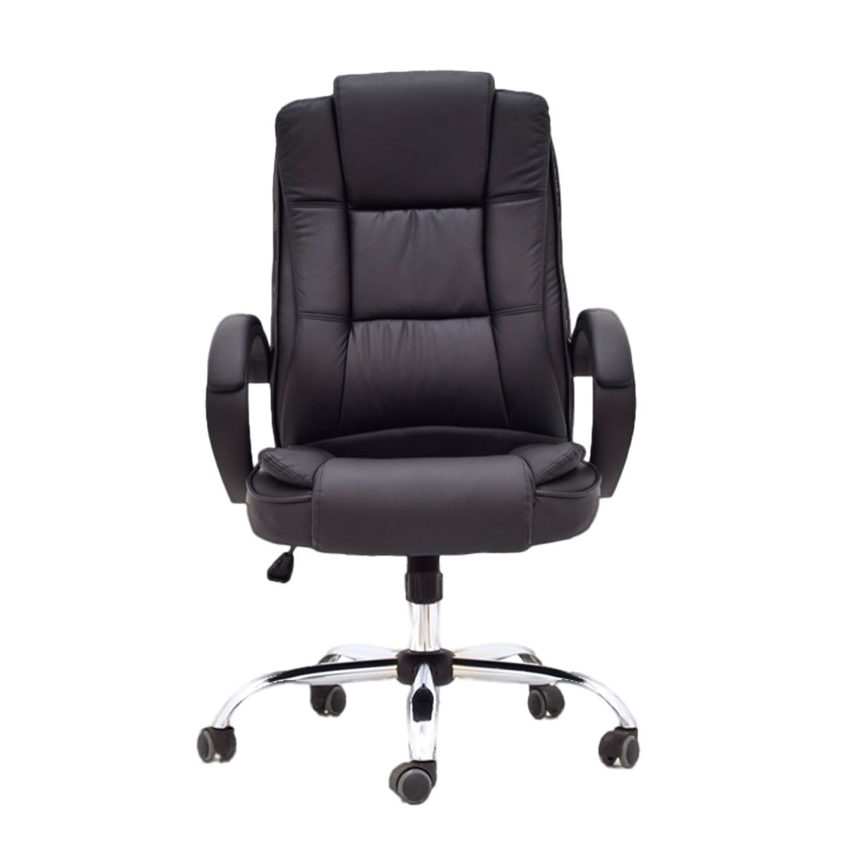 OFIDEAS - Silla Ergonómica Presidente Lexus Cuero Negro Ofideas