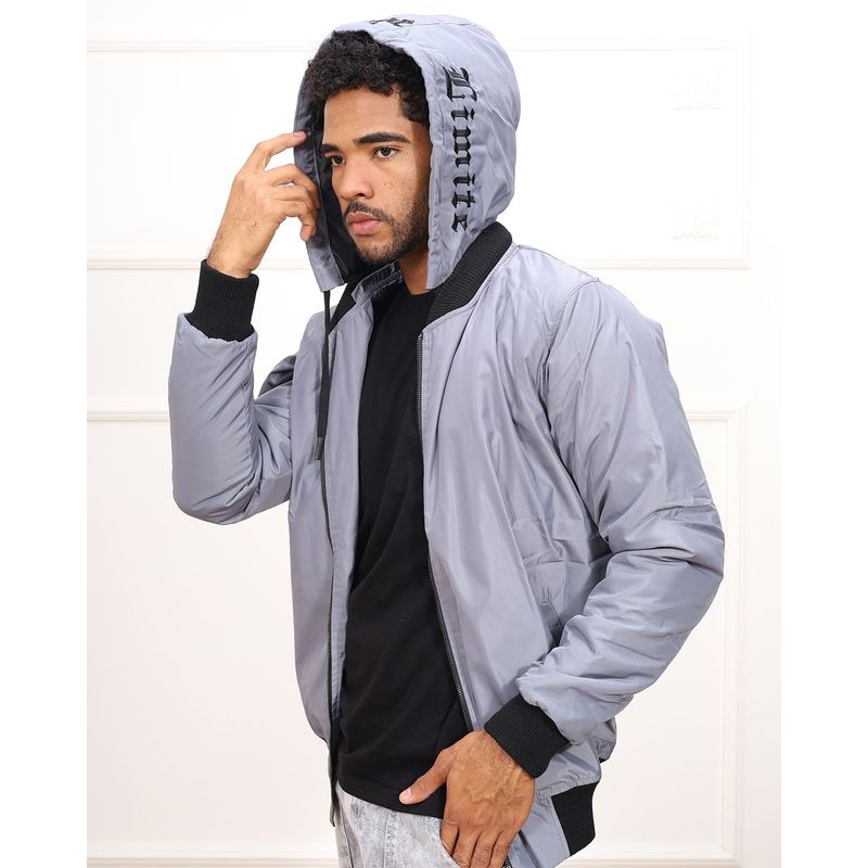 DM DEXMEN - Casaca Dexmen Bordada Gris