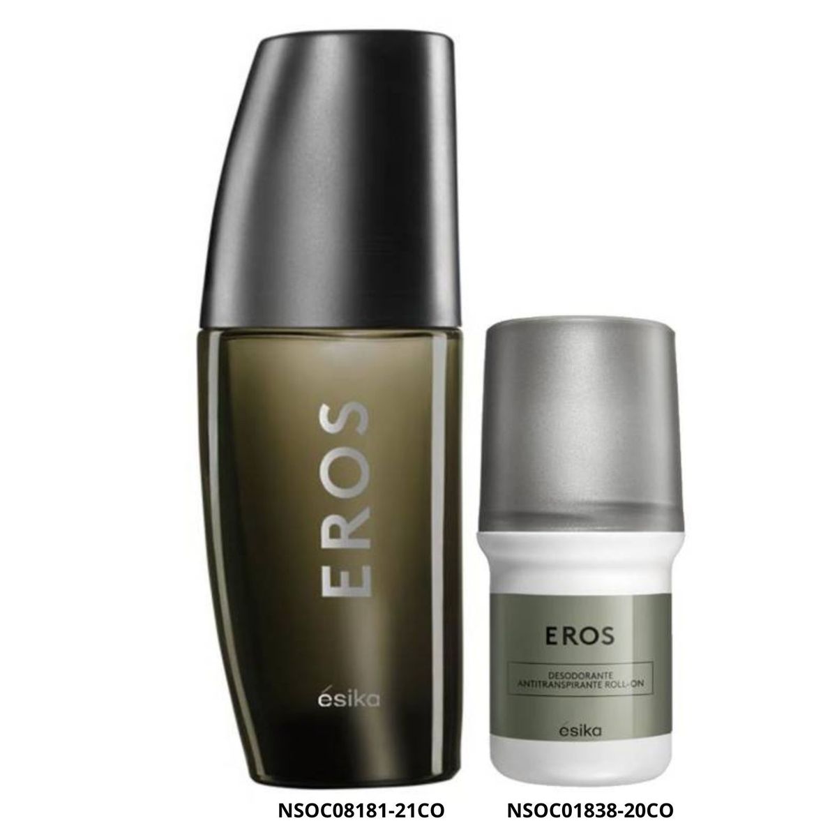 ESIKA - Set para Hombre Eros Colonia Eau de Parfum y Desodorante