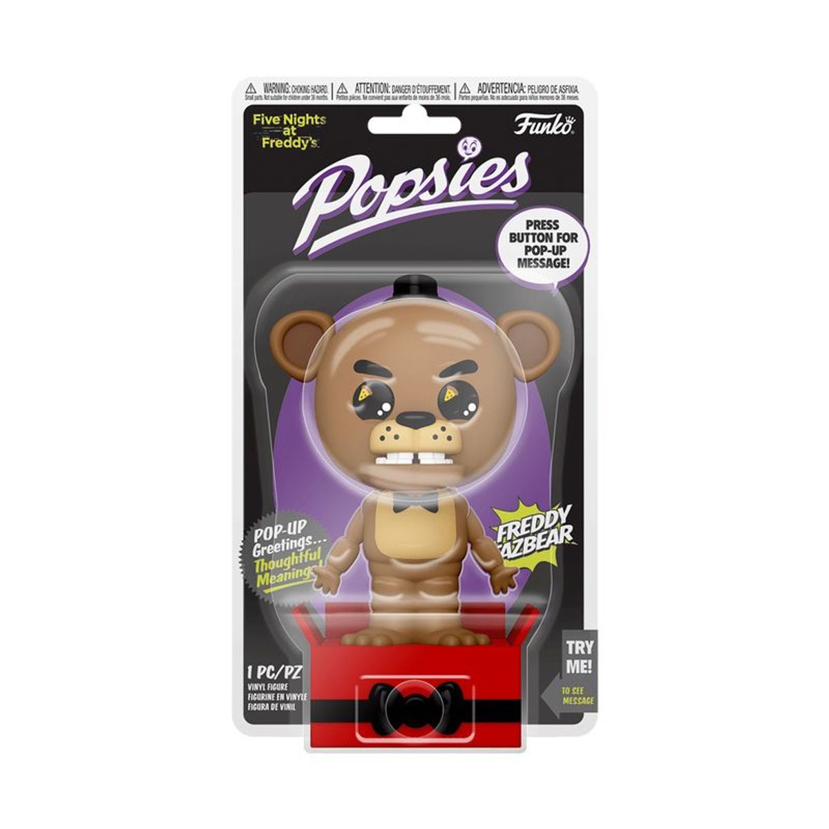 FREDDY - FNAF SNAPS FREDDY POPSIES FREDDY FAZBEAR ORIGINAL