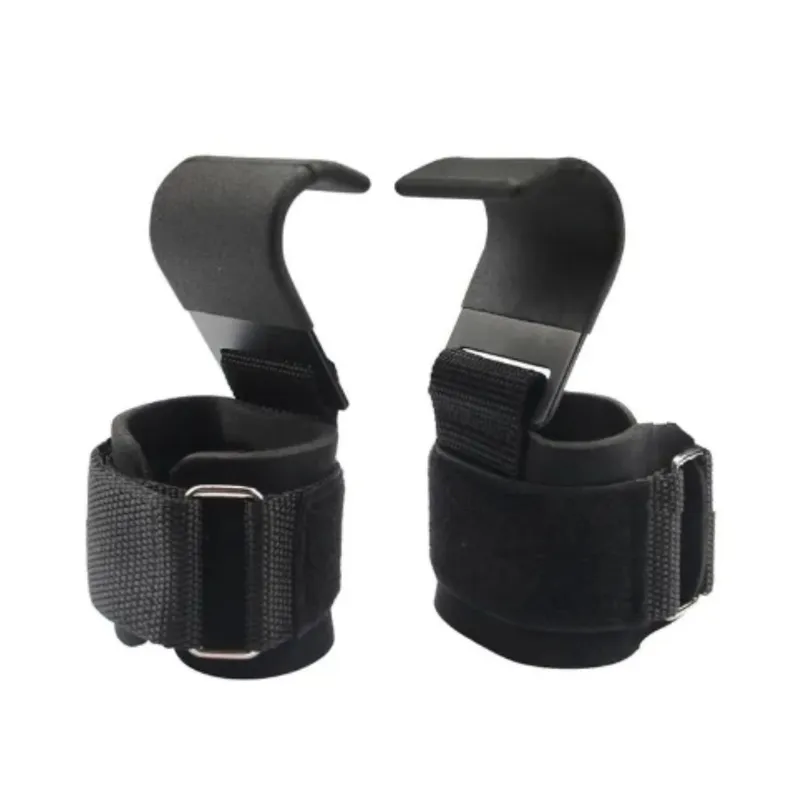 GENERICO - Muñequeras con Gancho Levantamiento de Pesas Importado