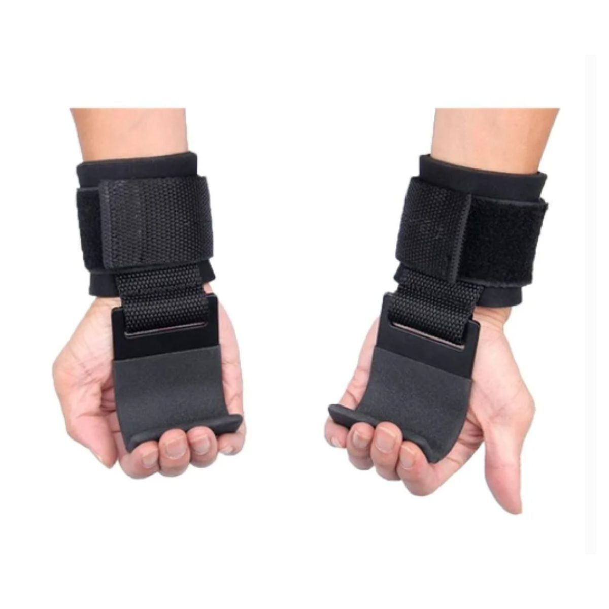 GENERICO - Muñequeras con Gancho Levantamiento de Pesas Importado