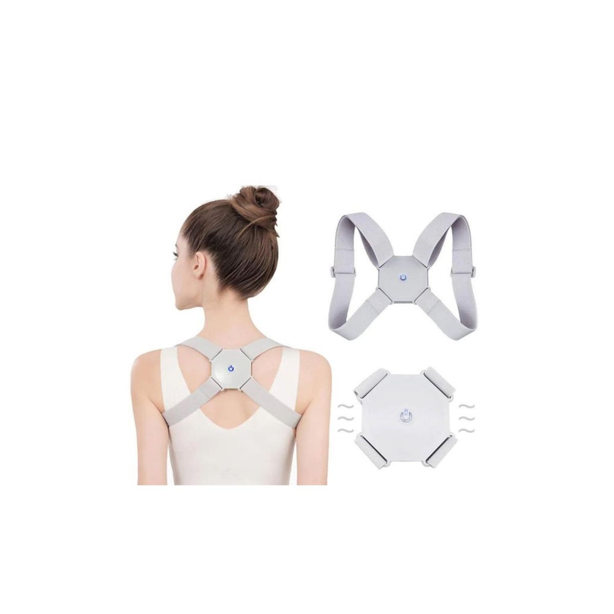 GENERICO - Corrector de Postura Inteligente con Sensor de Vibración