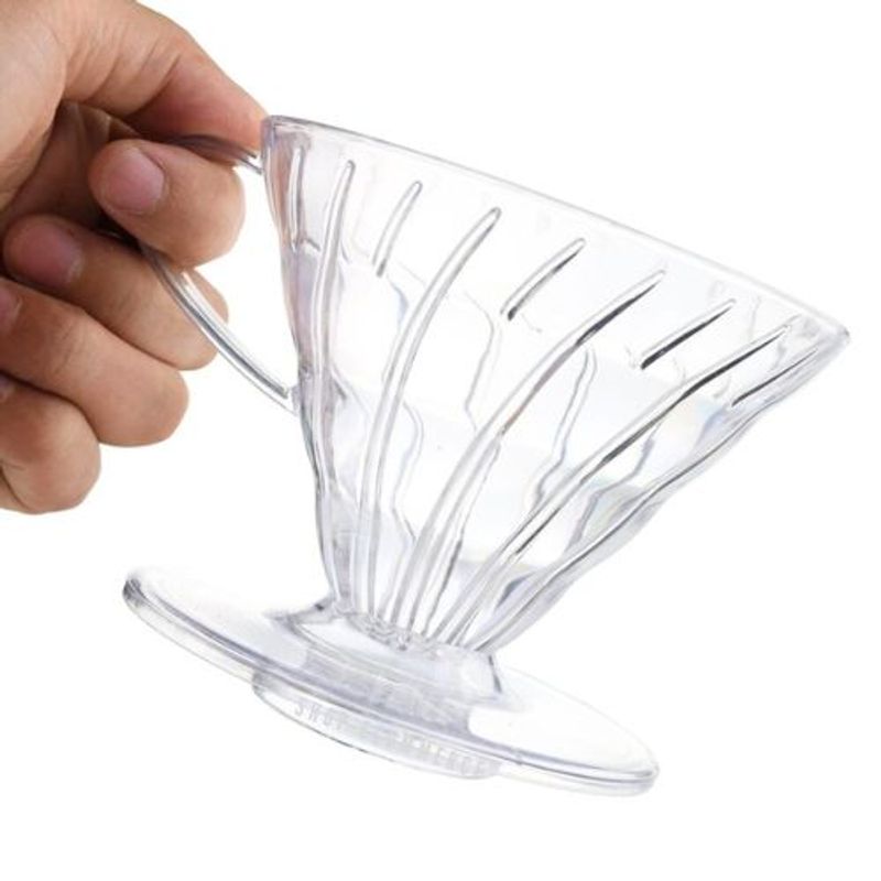 GENERICO - V60 en resina dripper transparente 2-4 tazas