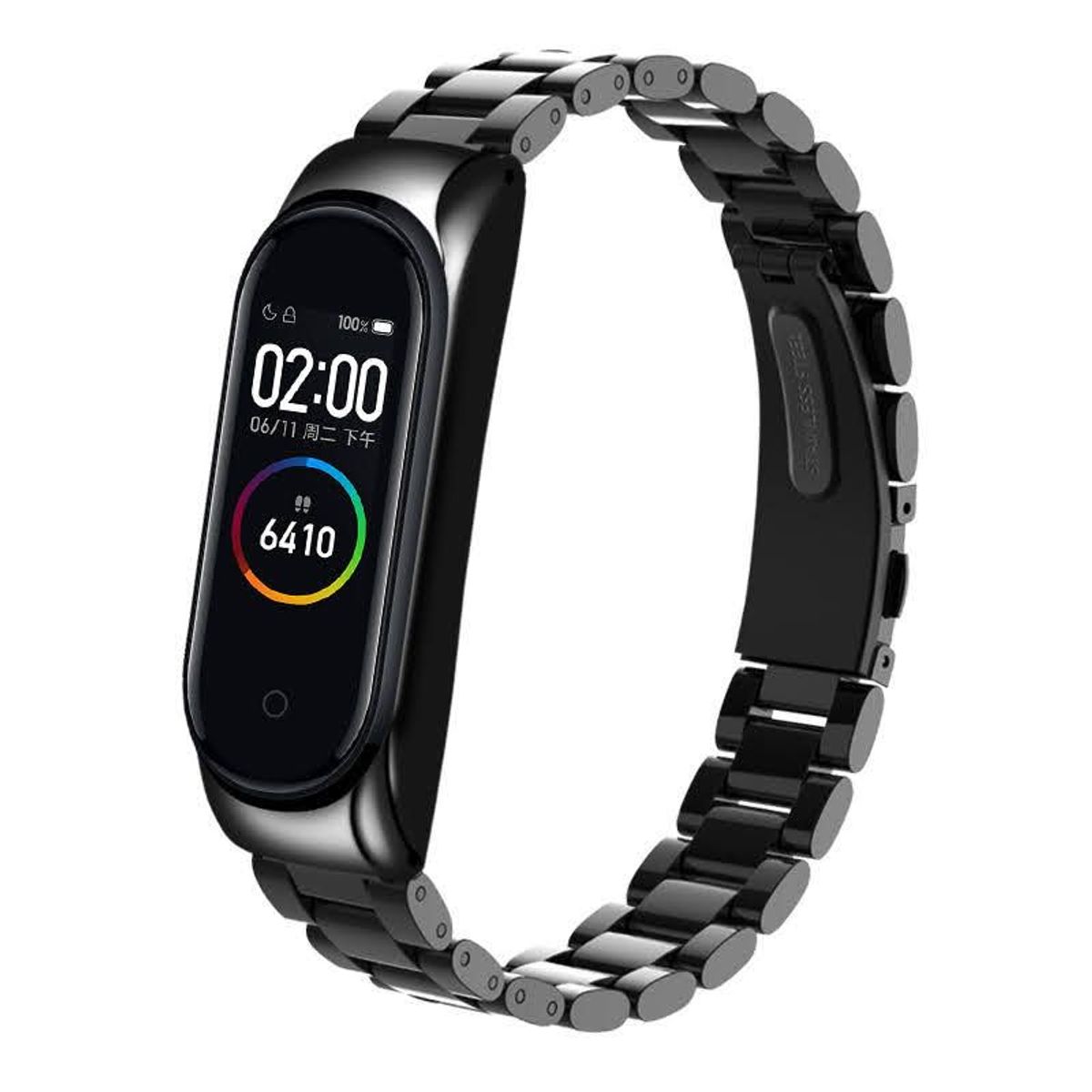 GENERICO - Correa de Metal Compatible con Xiaomi mi Smart Band 7