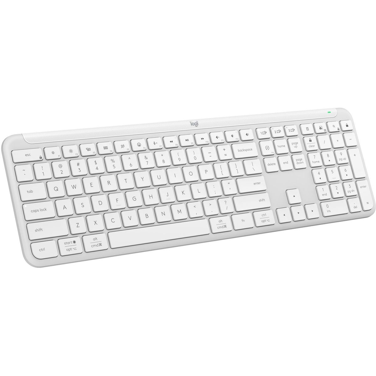 LOGITECH - Teclado Logitech Signature Slim K950 Blanco