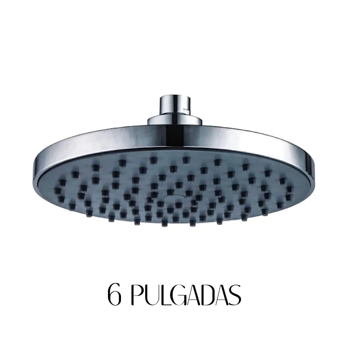 GENERICO - Difusor Cabeza Ducha Española 6" para agua caliente y fría