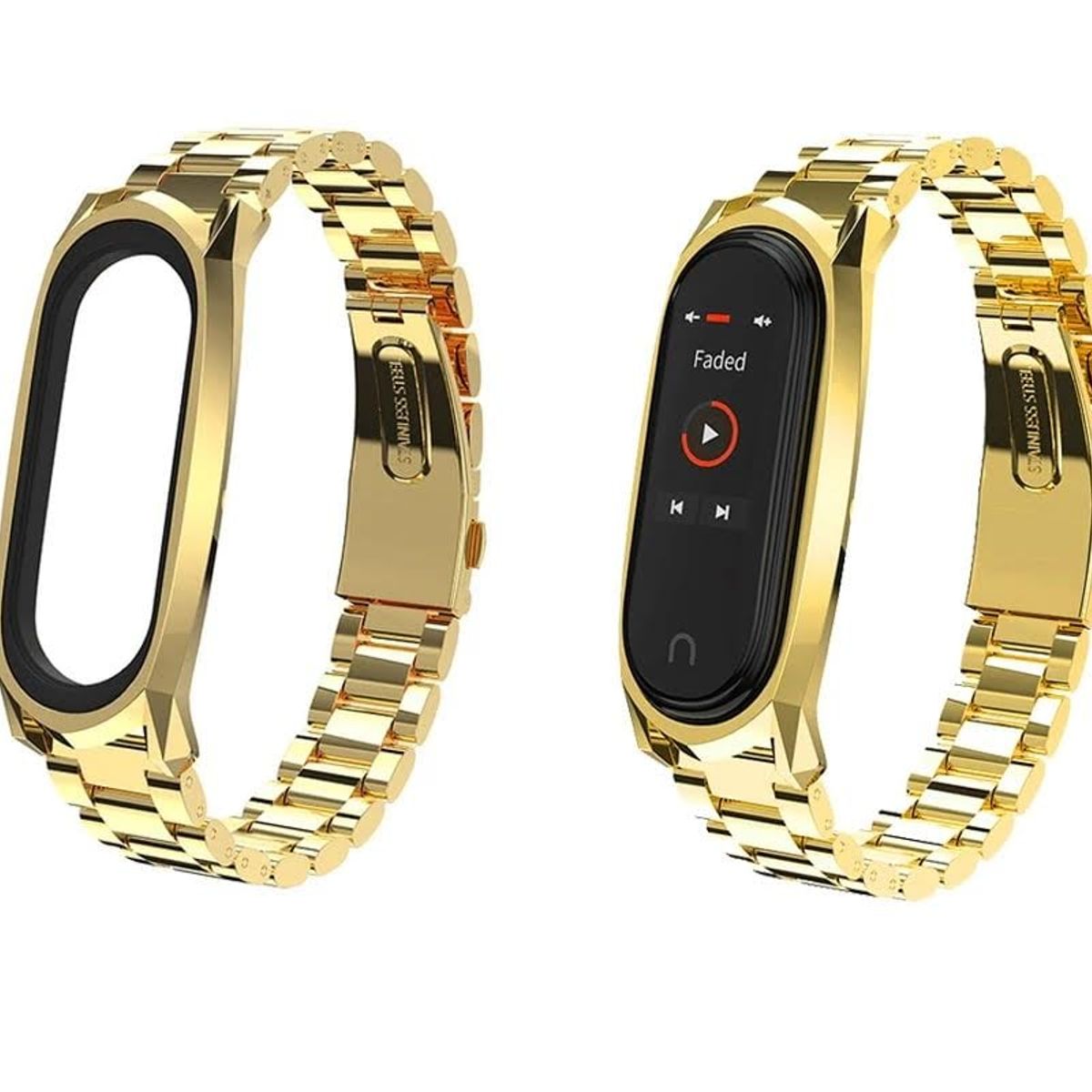 GENERICO - Correa de Metal Compatible con Xiaomi mi Smart Band 7