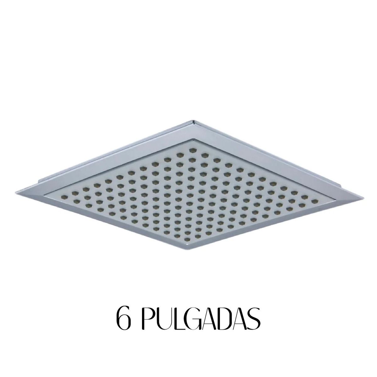 GENERICO - Difusor Cabeza Ducha Española 6" para agua caliente y fría