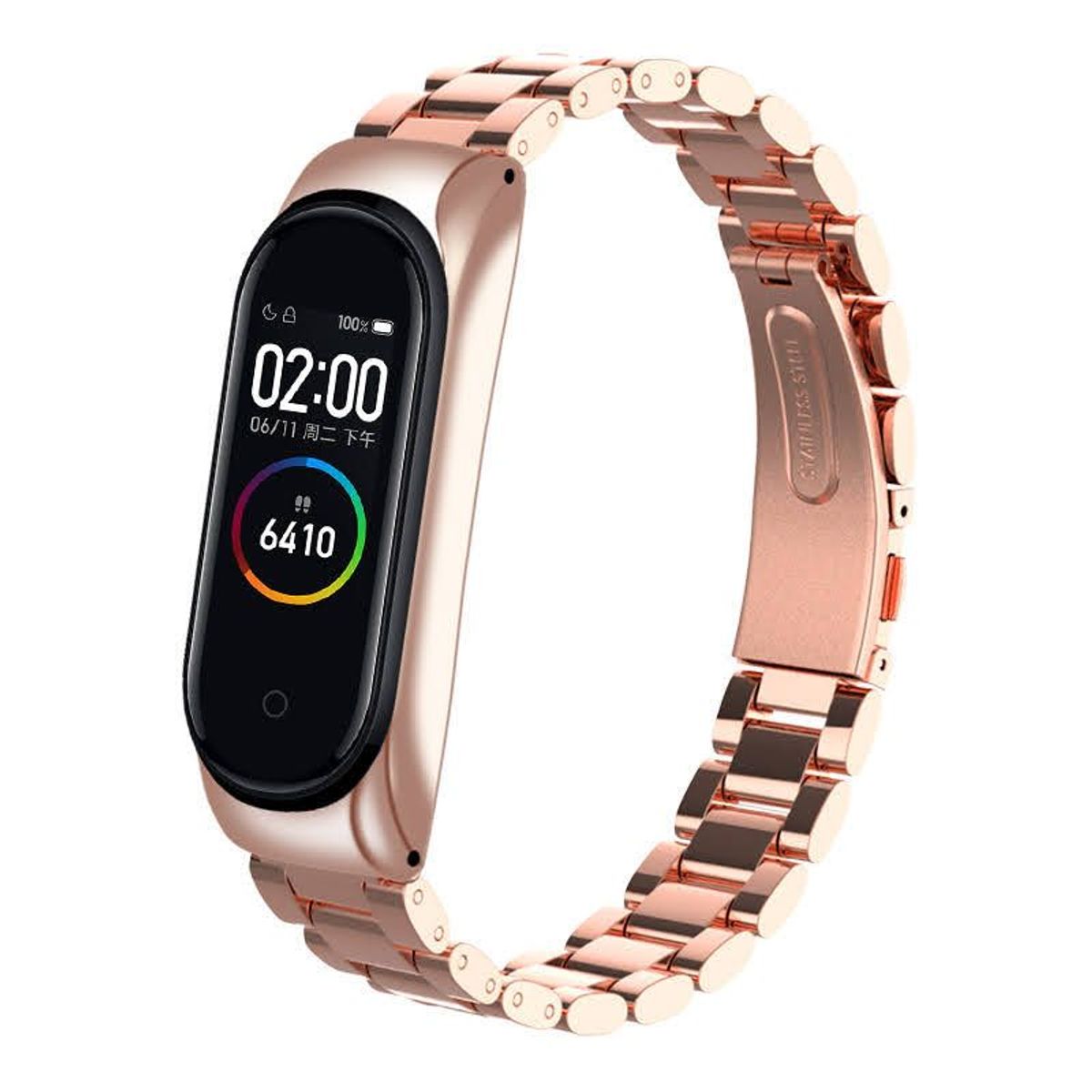 GENERICO - Correa de Metal Compatible con Xiaomi mi Smart Band 7