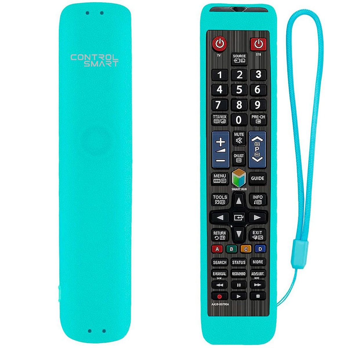 CASE - Funda De Silicona  Para Control Samsung Smart Tv Grande Bn59-Celeste