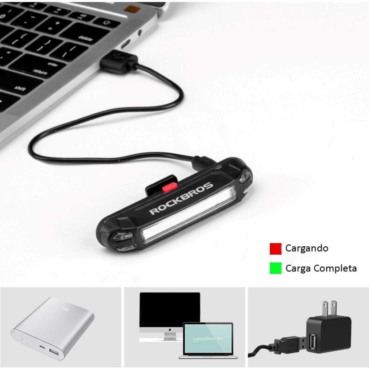 ROCKBROS - Luz Trasera para Bicicleta Rockbros