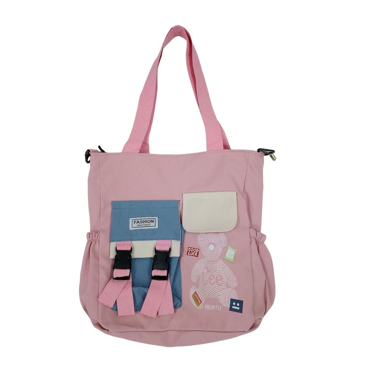 GENERICO - Bolso Kawaii Osito - Rosado