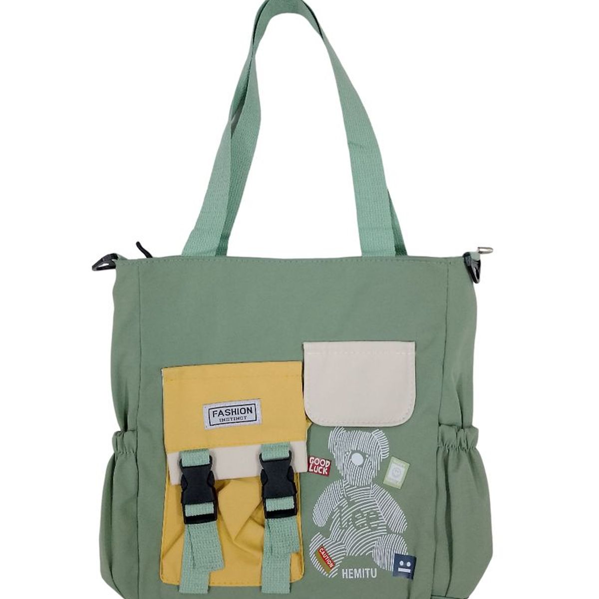 GENERICO - Bolso Kawaii Osito - Verde