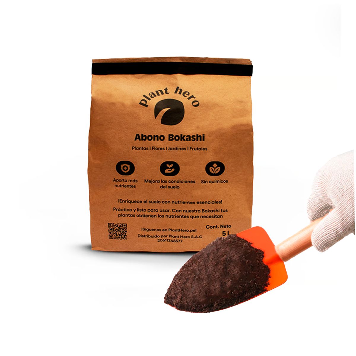 GENERICO - Fertilizante Abono Organico Bokashi 5 Litros