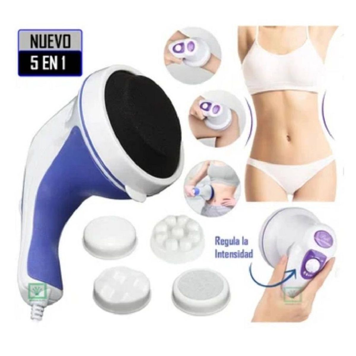 GENERICO - Masajeador Corporal Reductor Anticelulitis 5 en1