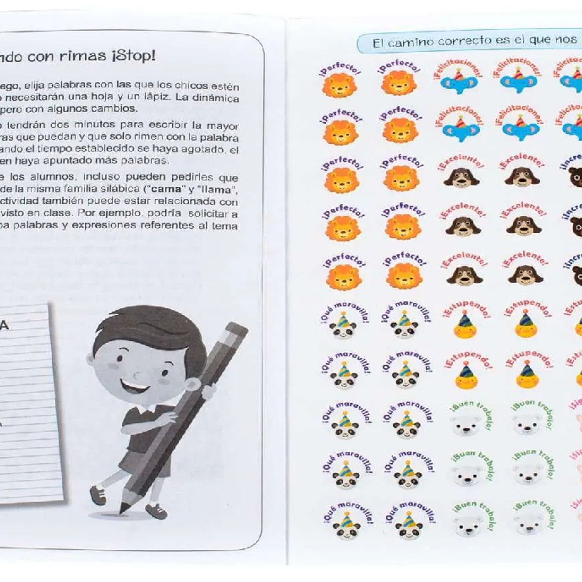 GENERICO - 1,500 Pegatinas para Profesores – Rosado