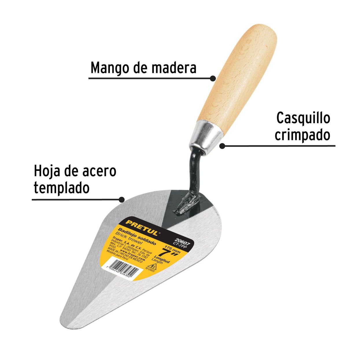 PRETUL - Badilejo 7" (18cm) Soldado 20607 Pretul