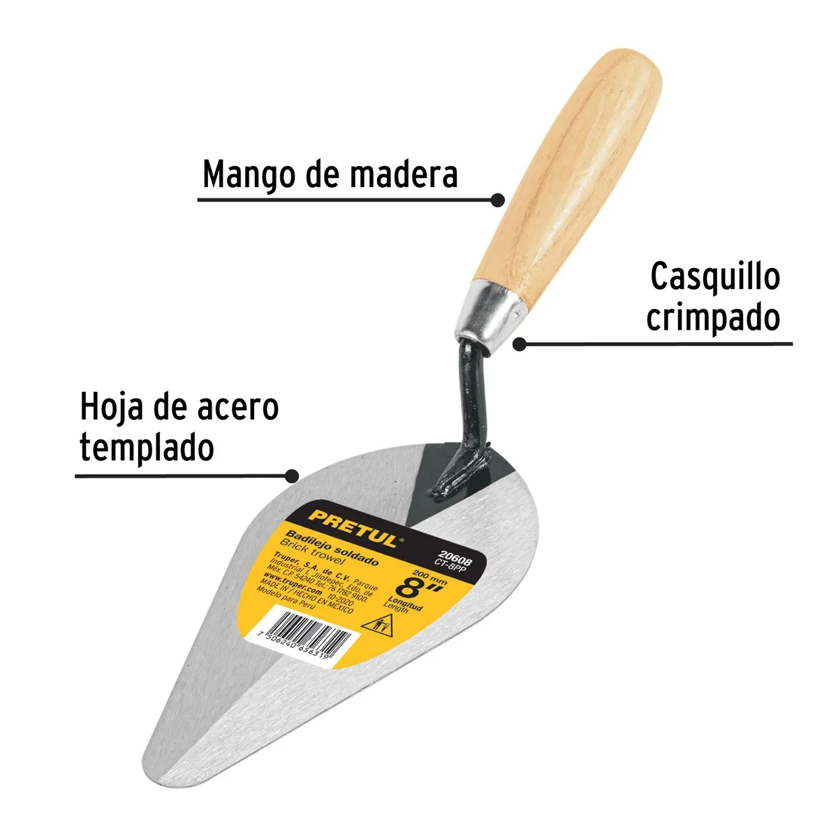 PRETUL - Badilejo 8" (20cm) Soldado 20608 Pretul