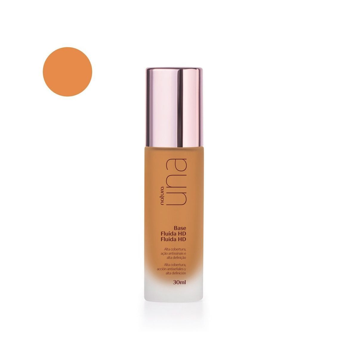 NATURA - Base Fluída HD Tono 25 C Natura UNA