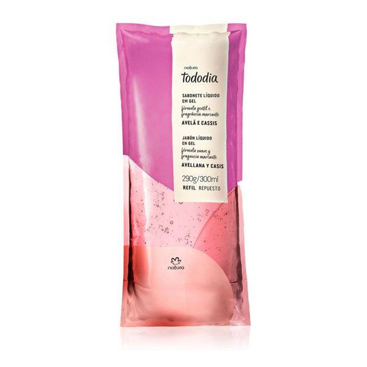 NATURA - Tododia Avellana y casis Repuesto Jabón Liquido en gel