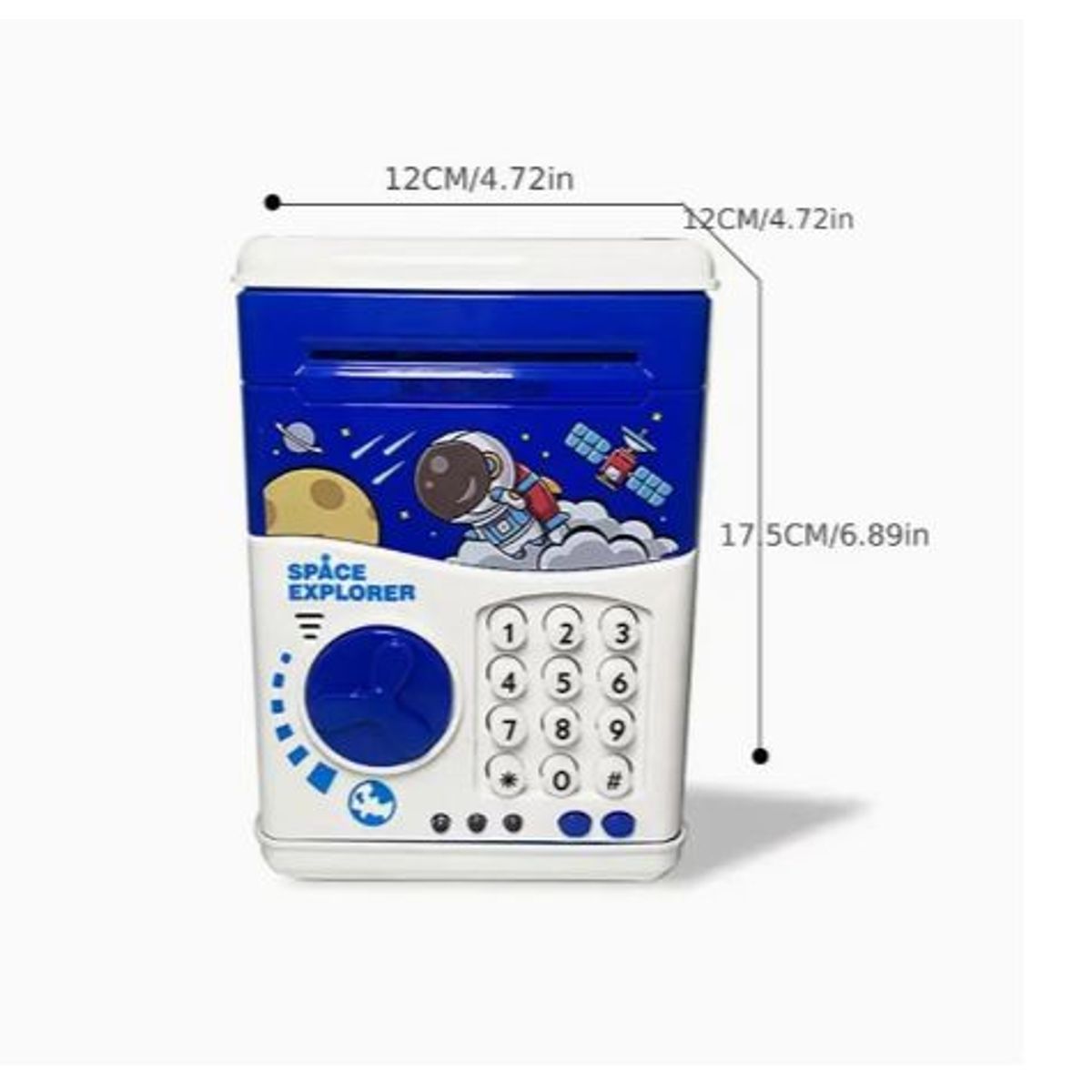GENERICO - Alcancía caja fuerte electrónica de monedas y billetes