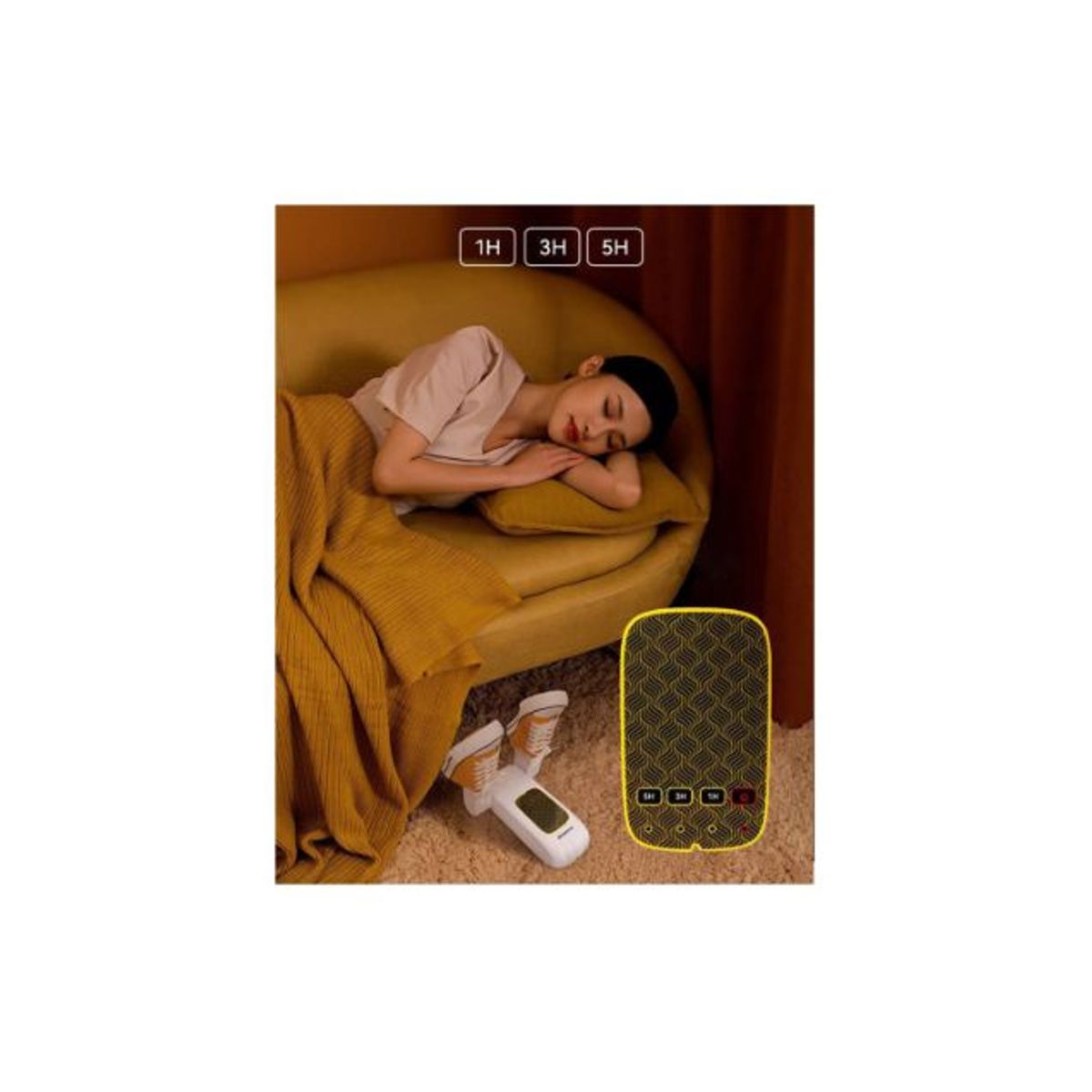 GENERICO - Secador de Calzado Eléctrico Portátil