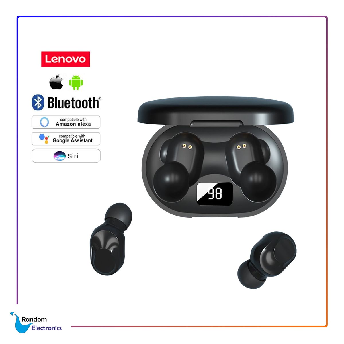 LENOVO - LENOVO-XT91 AURICULARES TWS INALÁMBRICOS BLUETOOTH N