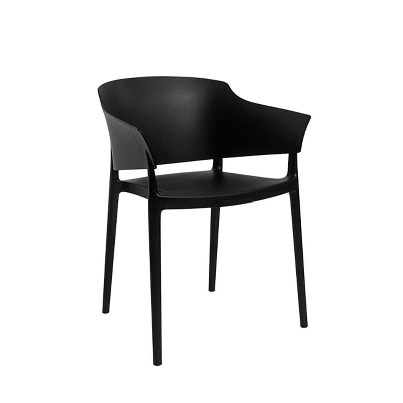 ZIYAZ - Silla  De Comedor Berdi Negro