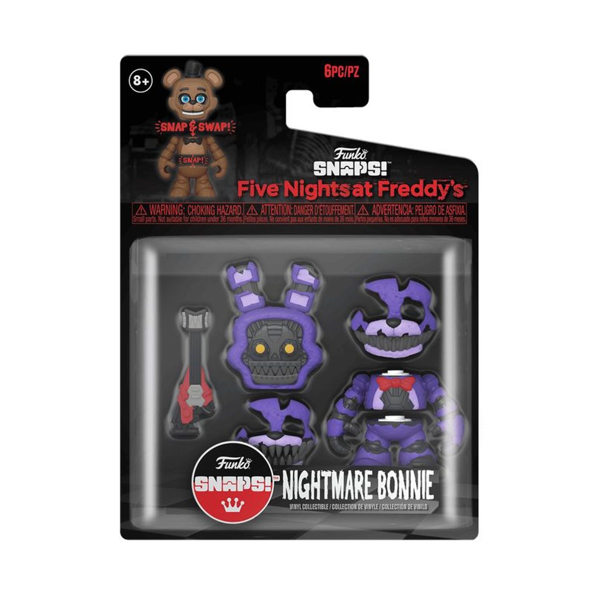 FREDDY - FNAF SNAPS FREDDY  NIGHTMARE BONNIE ORIGINAL