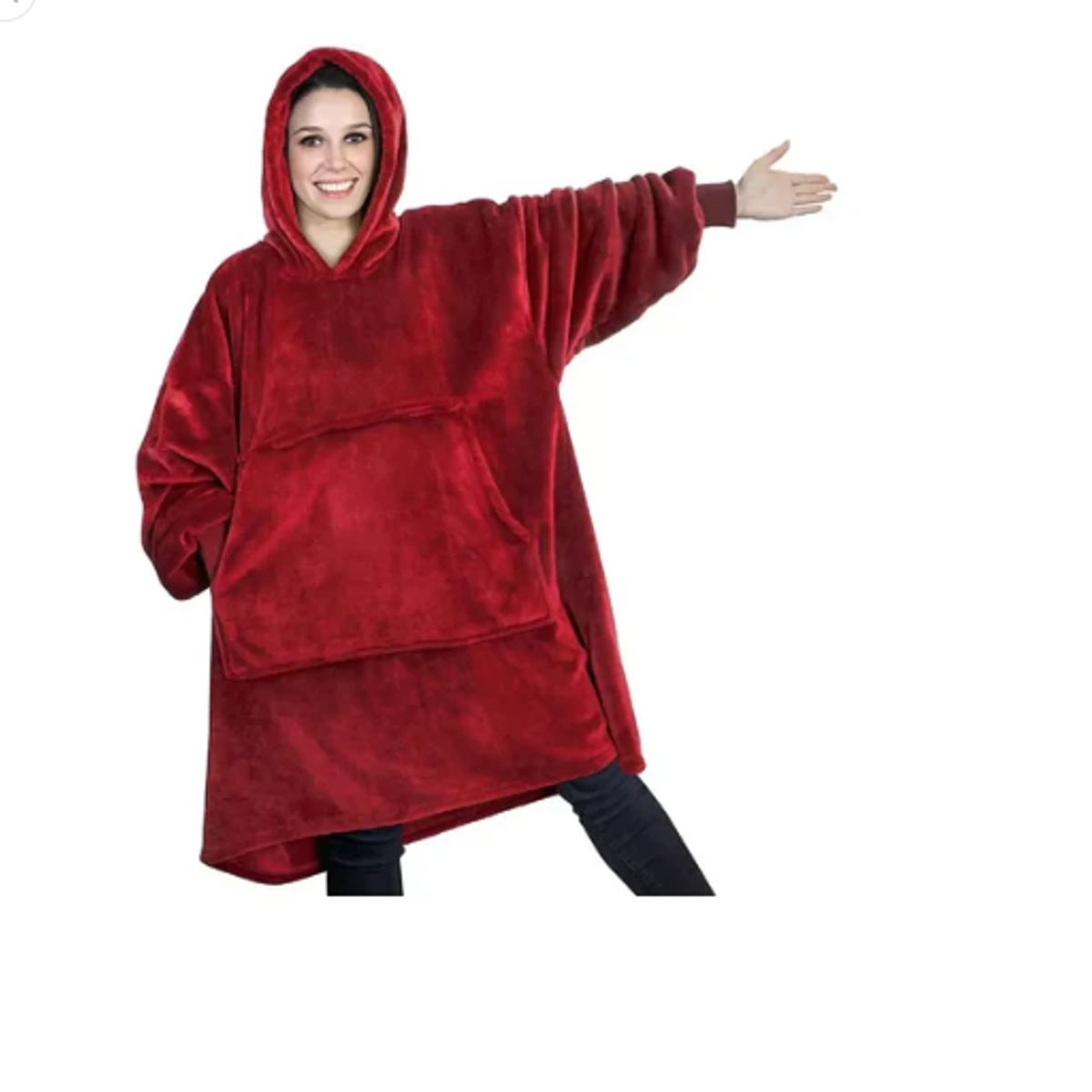 GENERICO - Manta Polar Polerones Felpa Con Capucha al azar