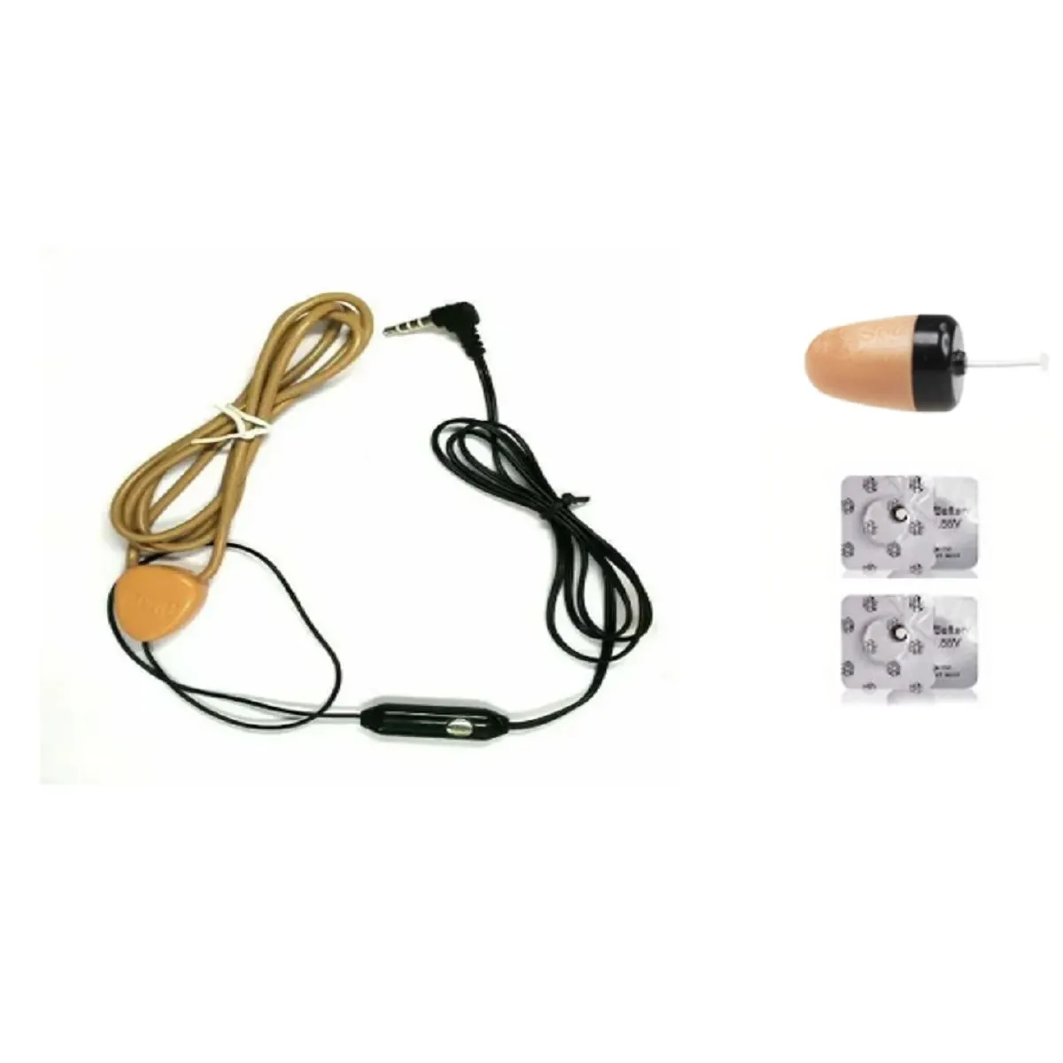 GENERICO - Audífono Pinganillo Para Examen Collarin