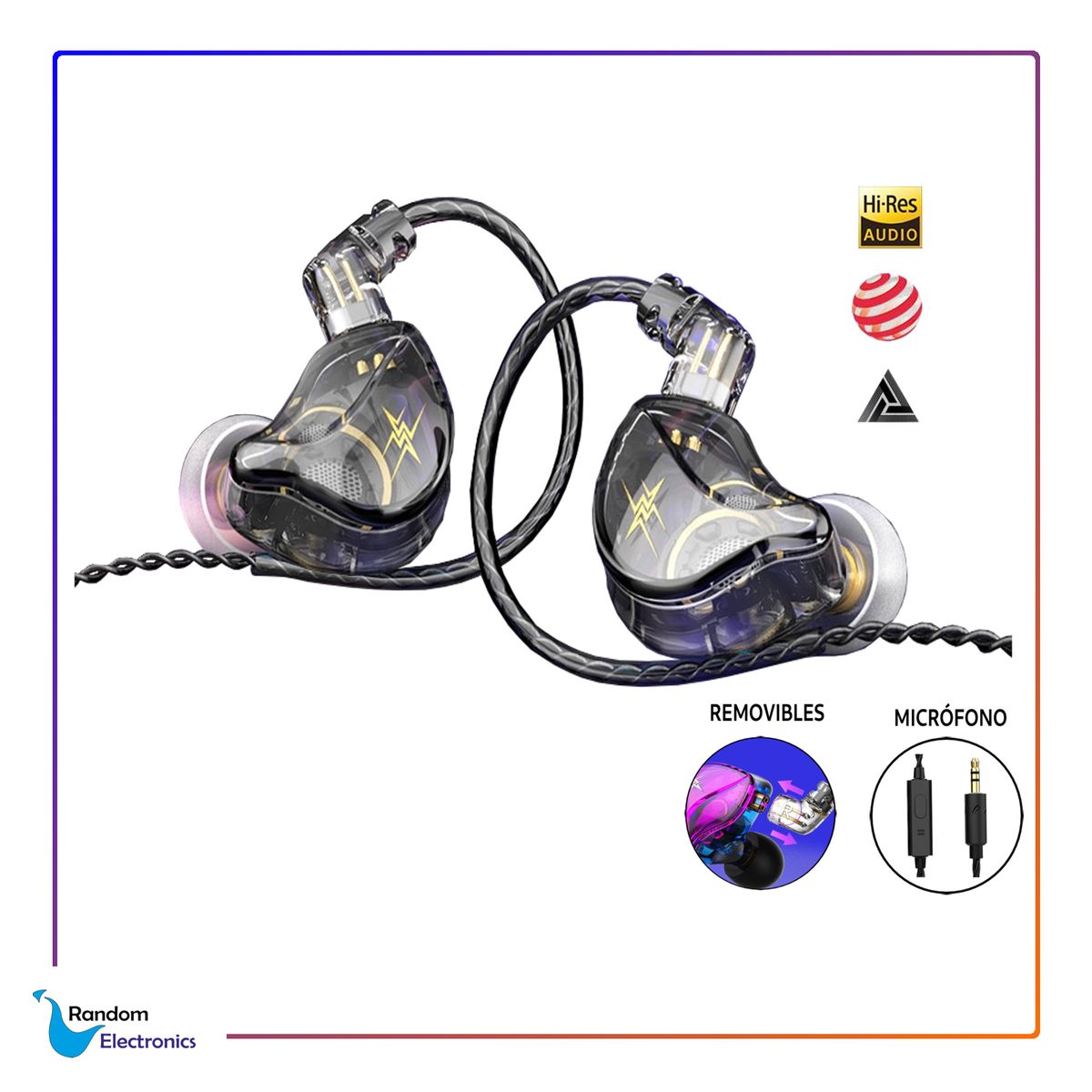 QKZ - QKZ ZXT AUDIFONOS HIFI ESTERO GRIS