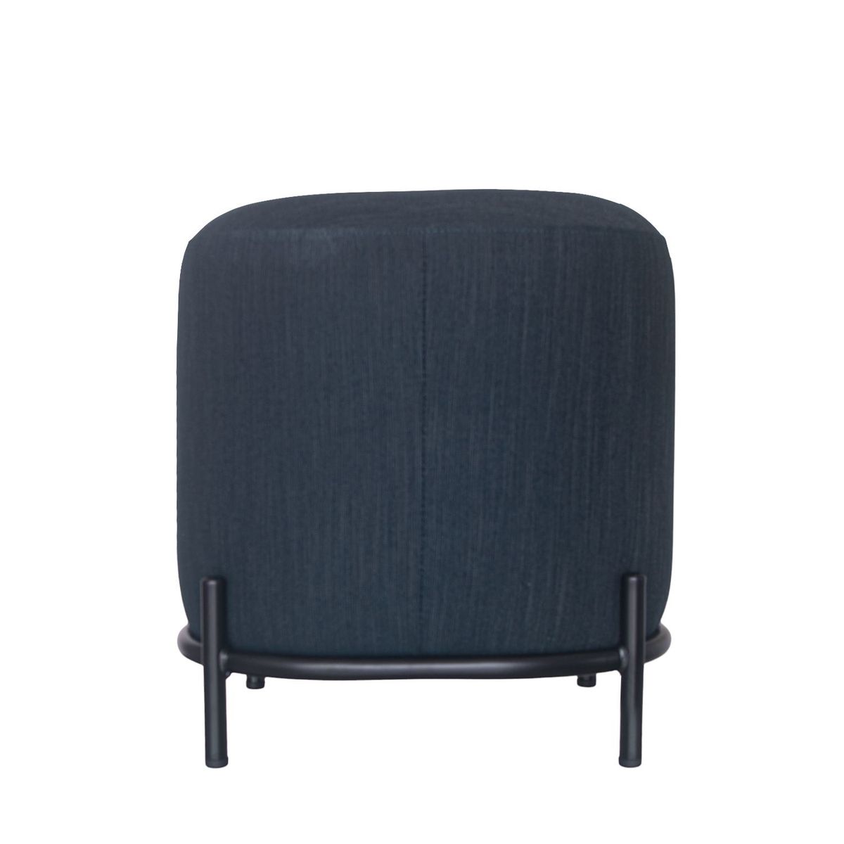 ZIYAZ - Puff Ottoman Azul Oscuro 40X40