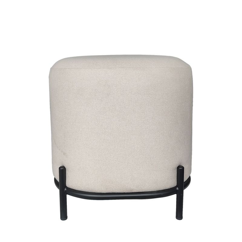 ZIYAZ - Puff Ottoman Crema 40X40