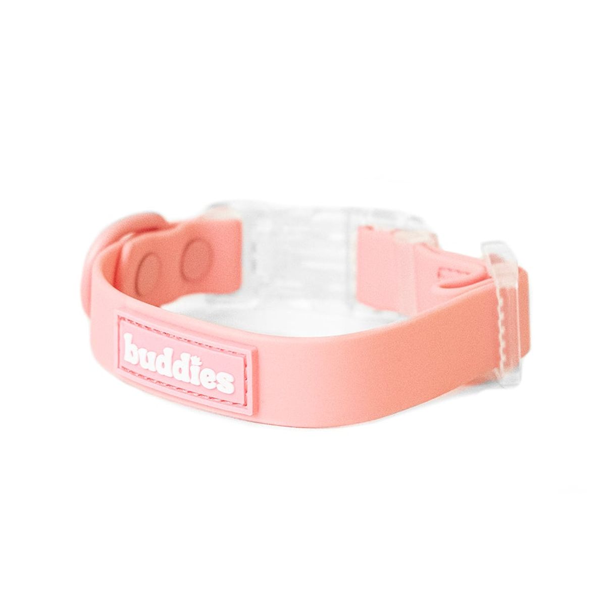 BUDDIES - Collar Para Perros Ajustable Rosado S