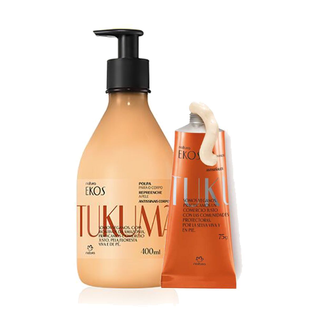 NATURA - Ekos Tukumá Pulpa Hidratante Cuerpo con Manos