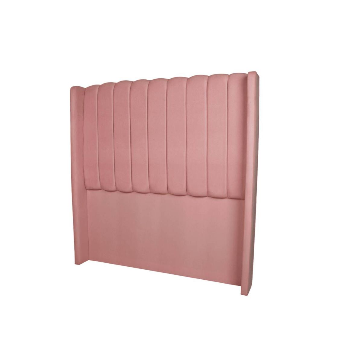 MUEBLES MACRUMO - Cama tapizada Berlín - 1.5 Plz - color palo rosa