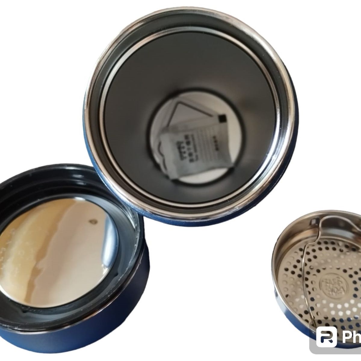 GENERICO - Termo gris de acero inoxidable 520 ml