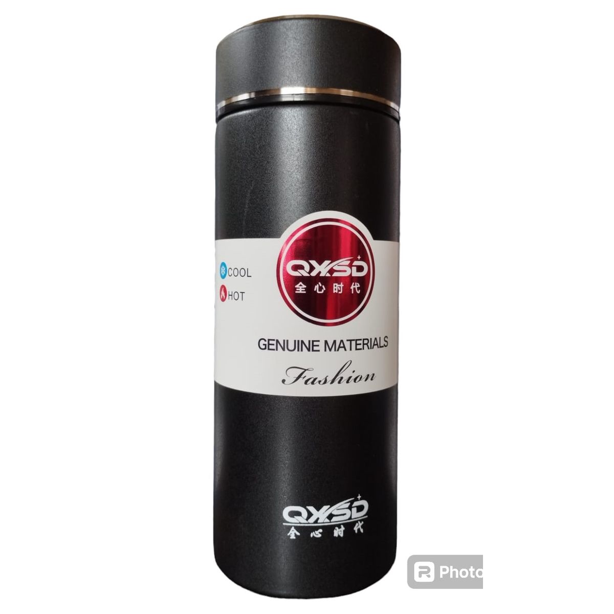 GENERICO - Termo Doble Capa  Acero Inoxidable 520 ml Negro