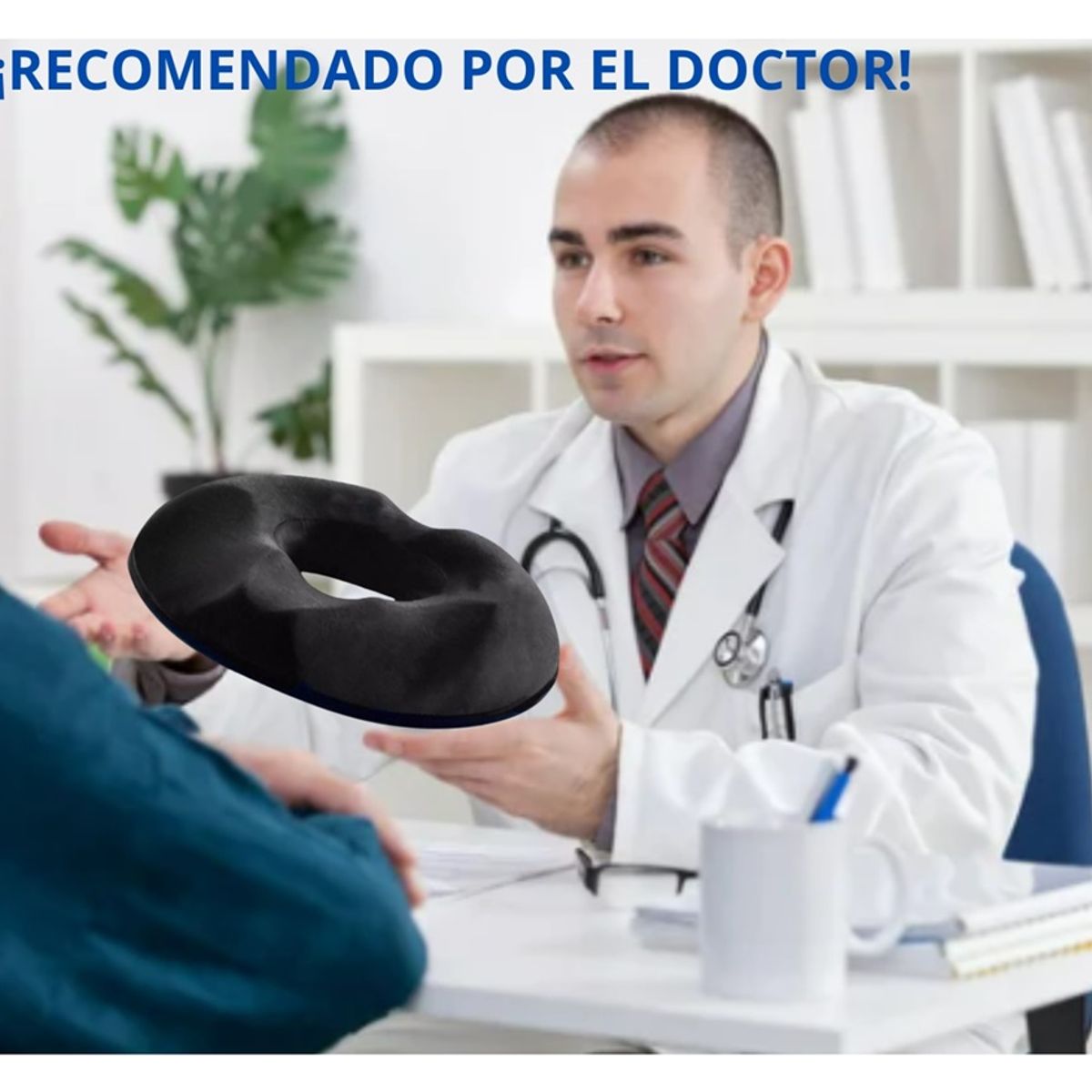 DAUER - Cojin Dona Alivia dolor de Hemorroides Próstata de Gel Refrescante