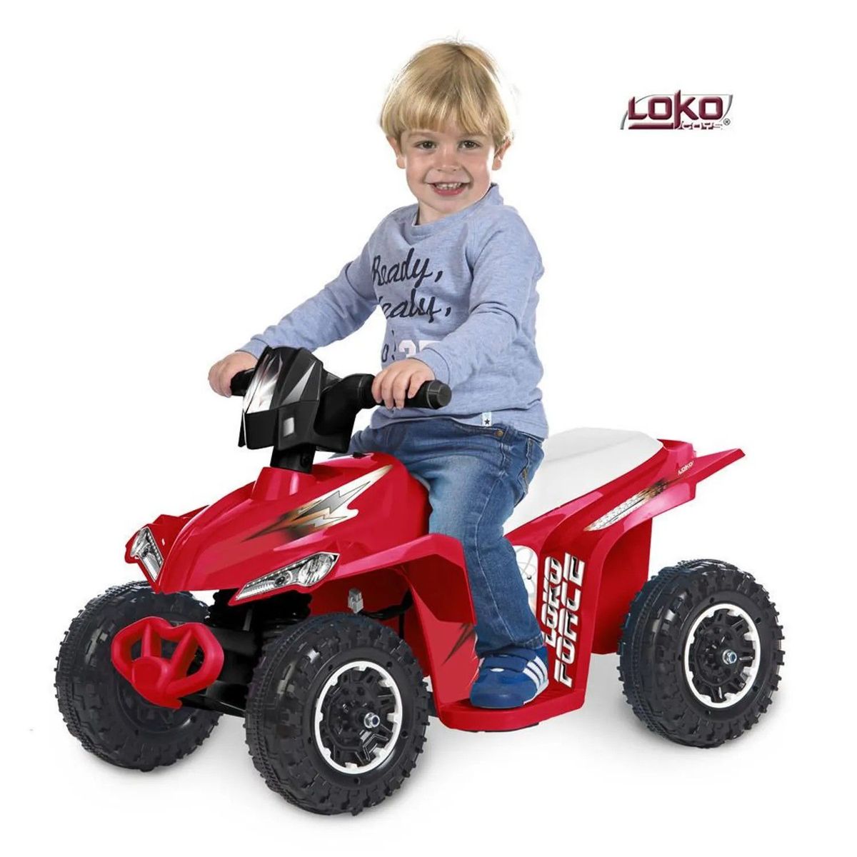 GENERICO - Cuatrimoto A Bateria Para Niños Roja