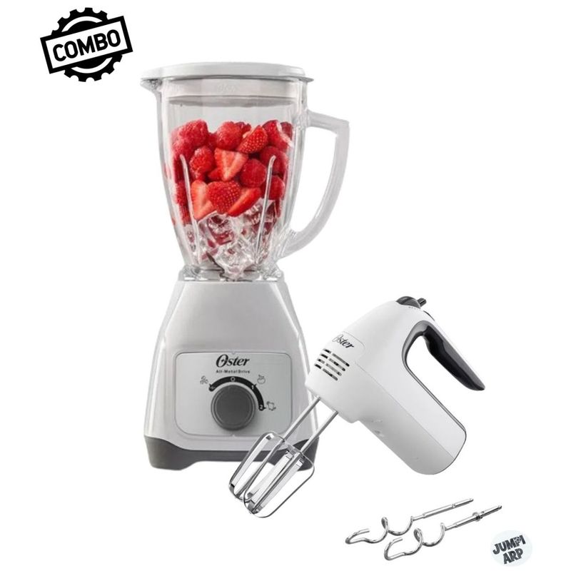 OSTER - Combo Oster Licuadora Blstkag Wrd + Batidora de Mano Fpsthm3532
