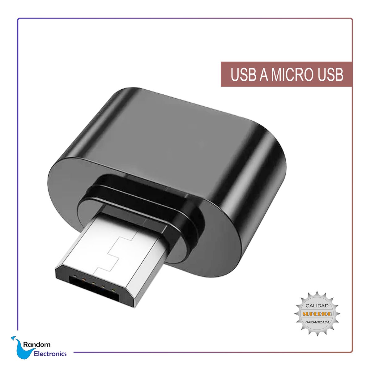 GENERICO - GENERIC ADAPTADOR USB 2.0 OTG MICRO USB N