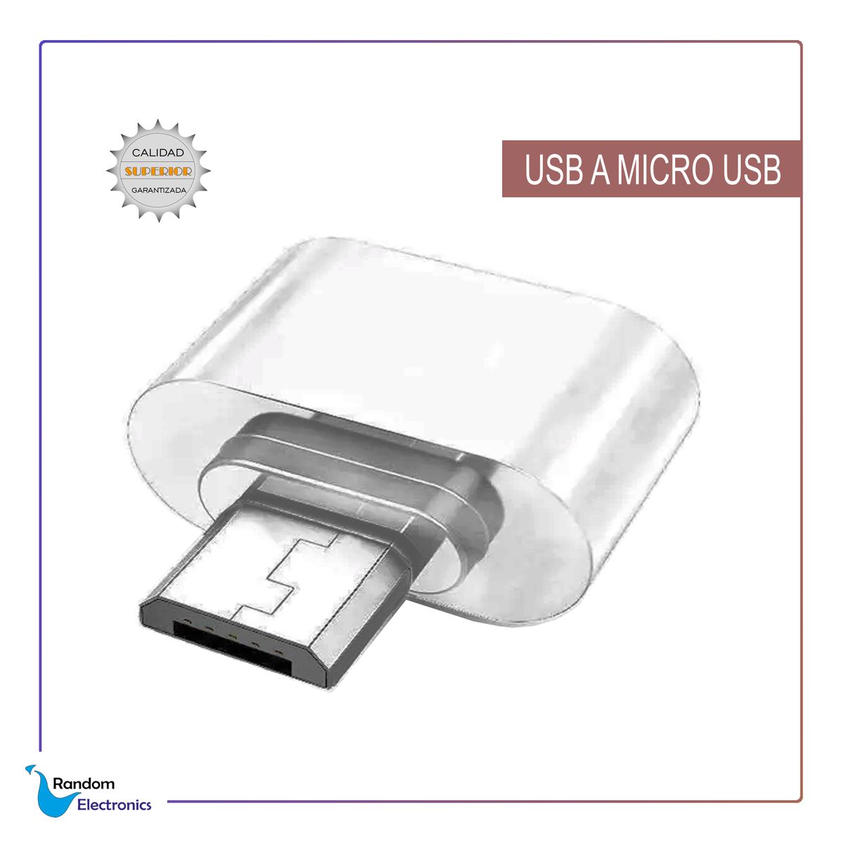 GENERICO - GENERIC ADAPTADOR USB 2.0 OTG MICRO USB B