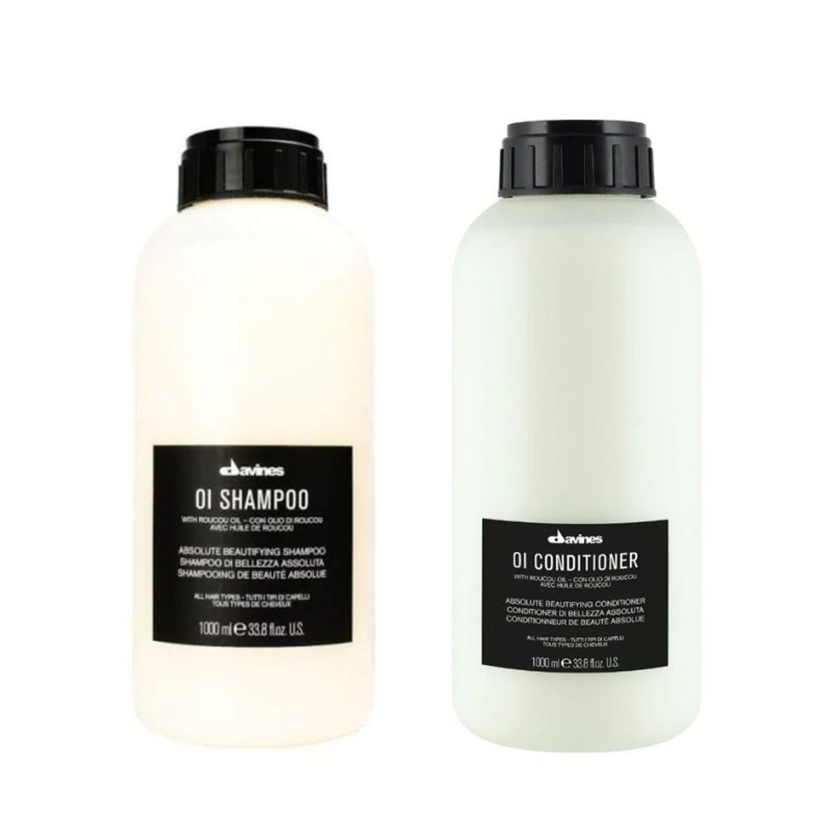 DAVINES - Davines - Pack OI Shampoo 1L + Acondicionador 1L