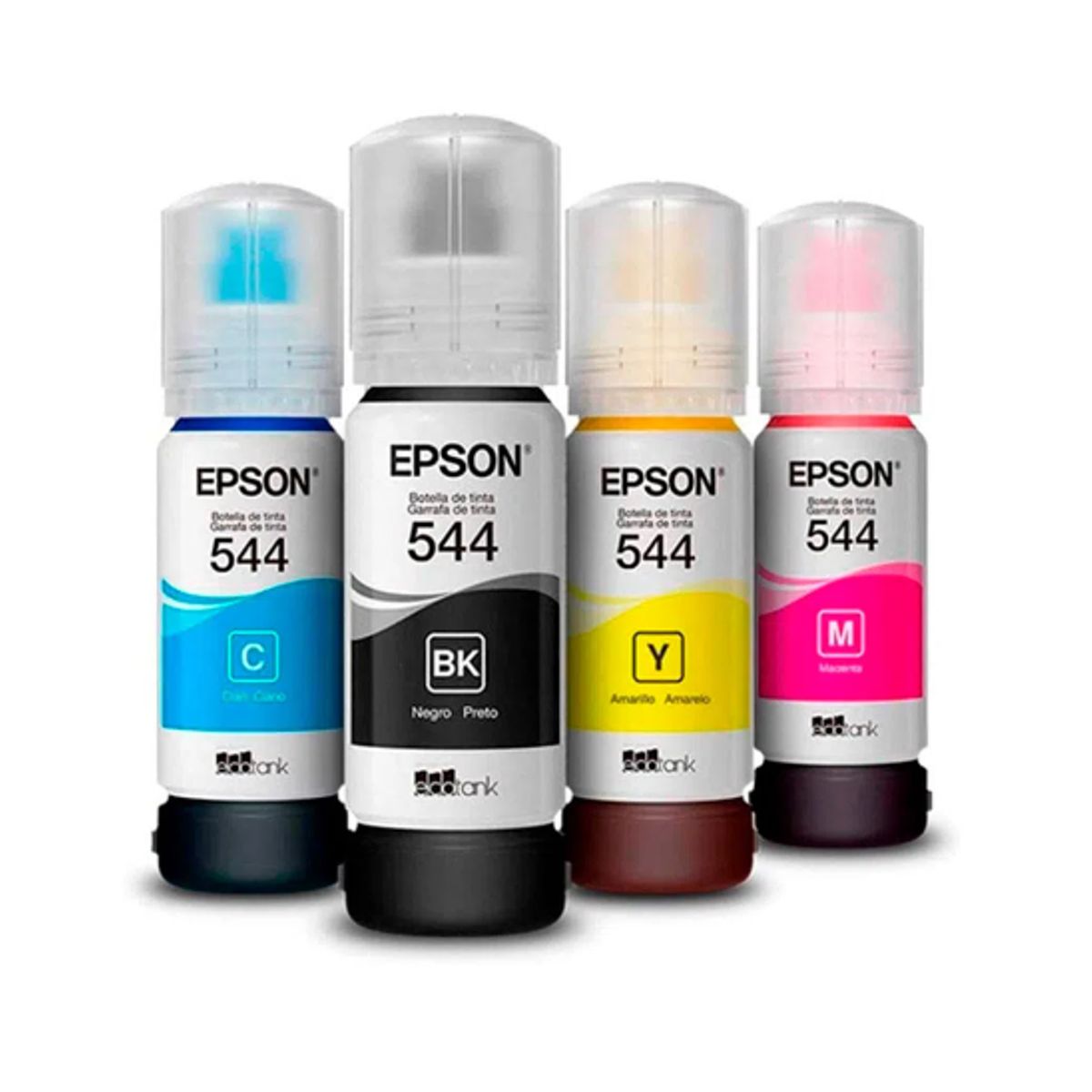 EPSON - Tinta Para Epson T544 Pack x4 Colores CMYBK