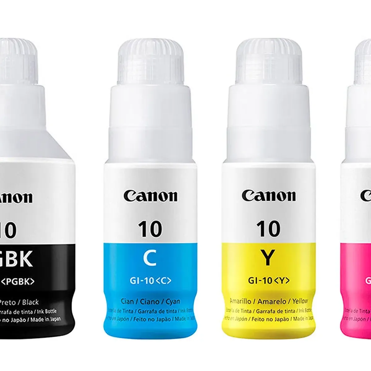 CANON - Tinta Para Canon GI-10 Pack x4 colores CMYBK