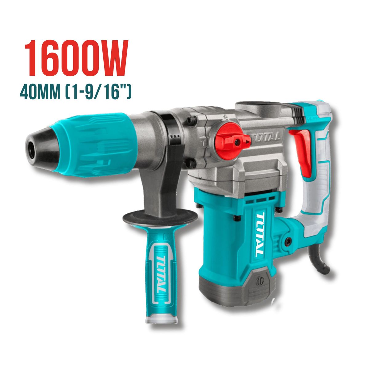 TOTAL TOOLS - Rotomartillo SDS Max 1600w 10 Joules Total